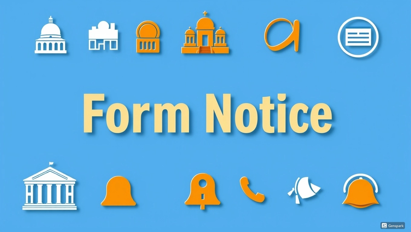 form notice